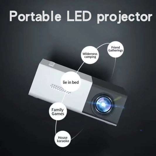 HDMars™  YG300 LED Mini Projector HD [Bluetooth]